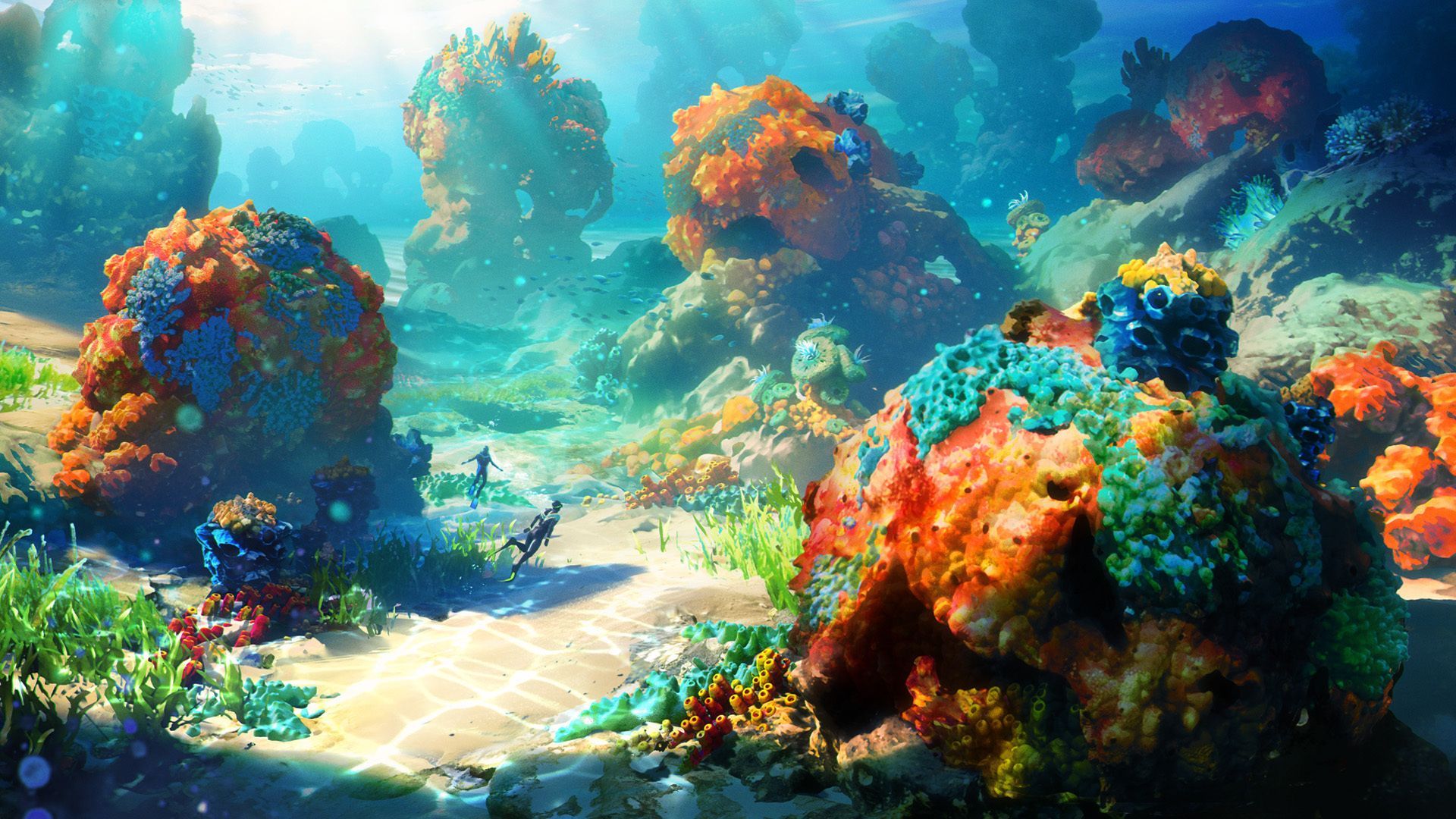 Subnautica 2 coral gardens concept art